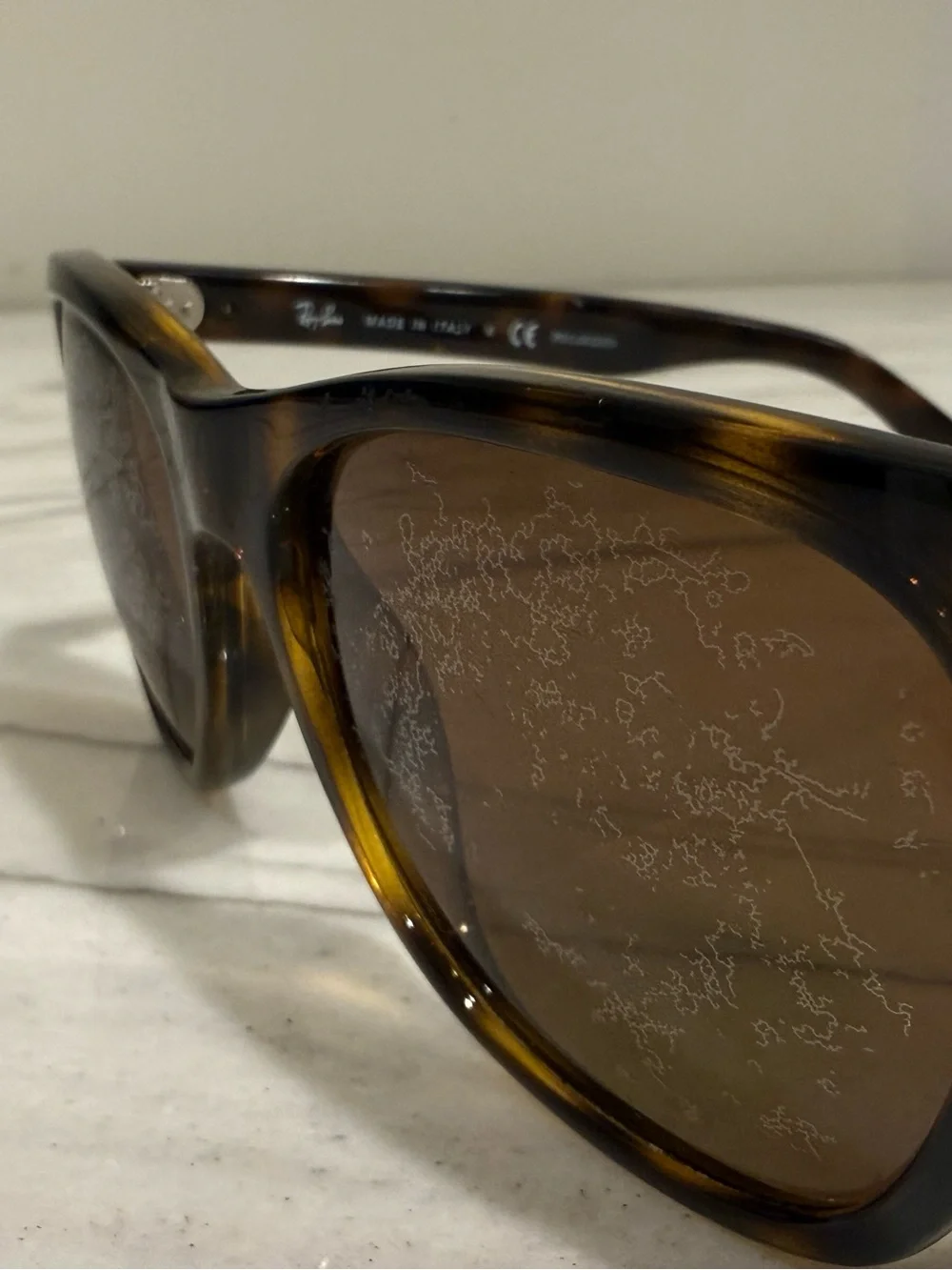 Ray-Ban RB4184 Polarized Tortoise Sunglasses 54mm